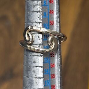 Elegant Sterling Silver Women's Ring handmade size 6